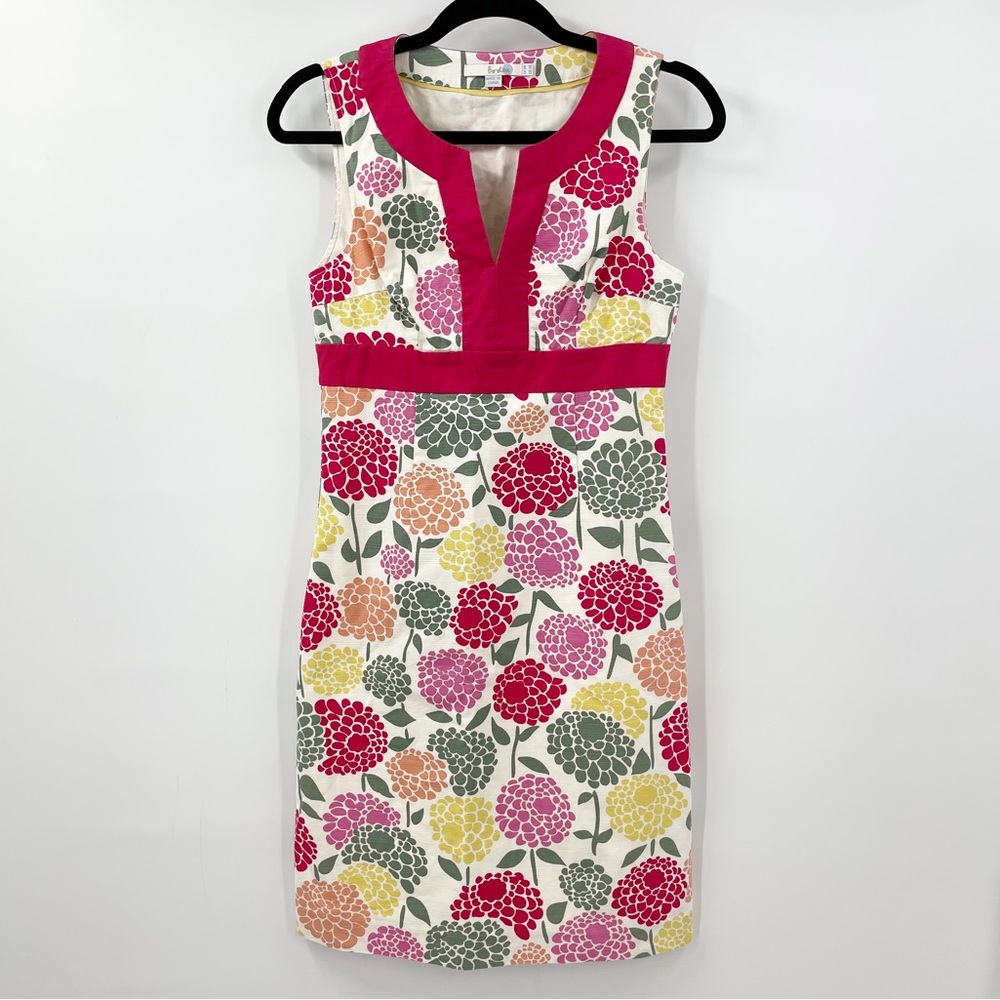 Boden floral sleeveless sheath dress 4